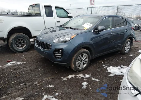 2019 Kia Sportage Lx z USA, uszkodzony, nr VIN KNDPMCAC0K7574783